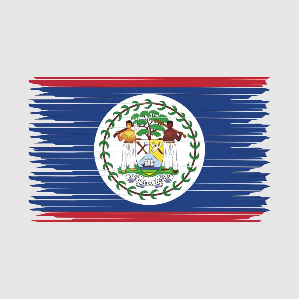 Belize drapeau illustration vecteur