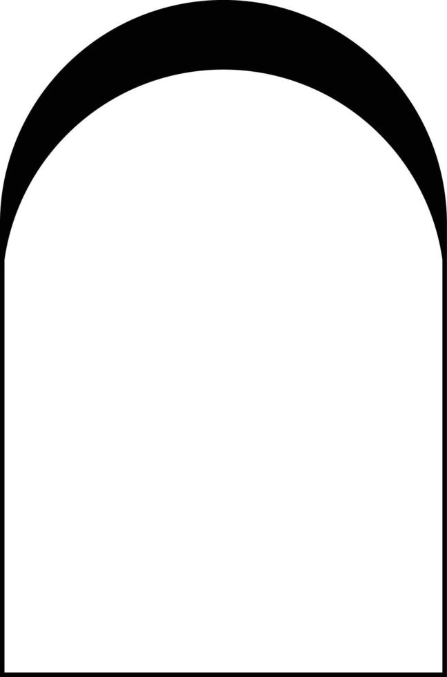 minimaliste linéaire arches cadre, éléments et des illustrations dans Facile linéaire style vecteur