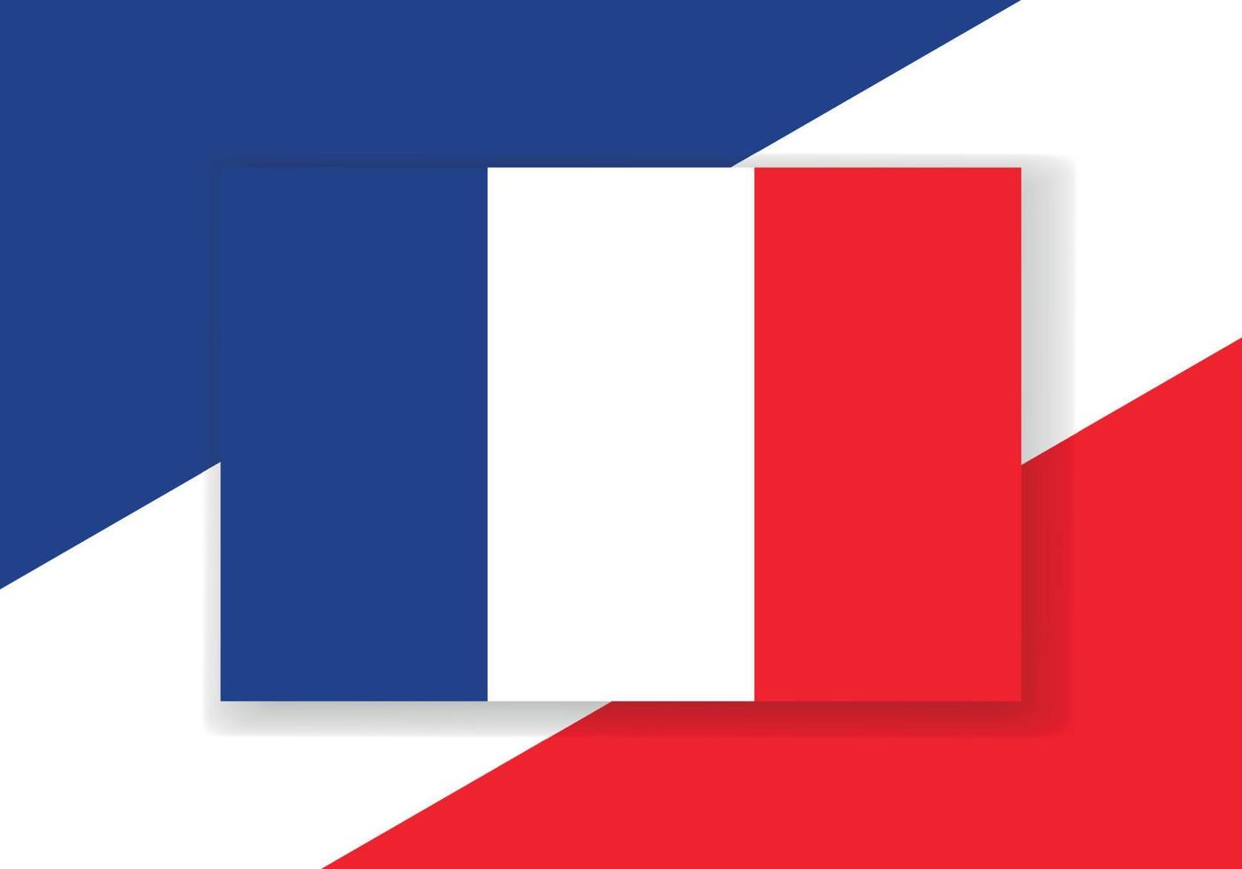 vecteur France drapeau. pays drapeau conception. plat vecteur drapeau.