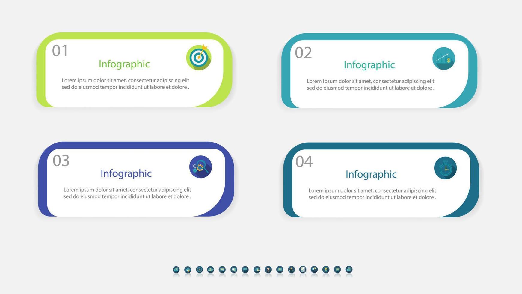 infographie affaires 18 vecteur