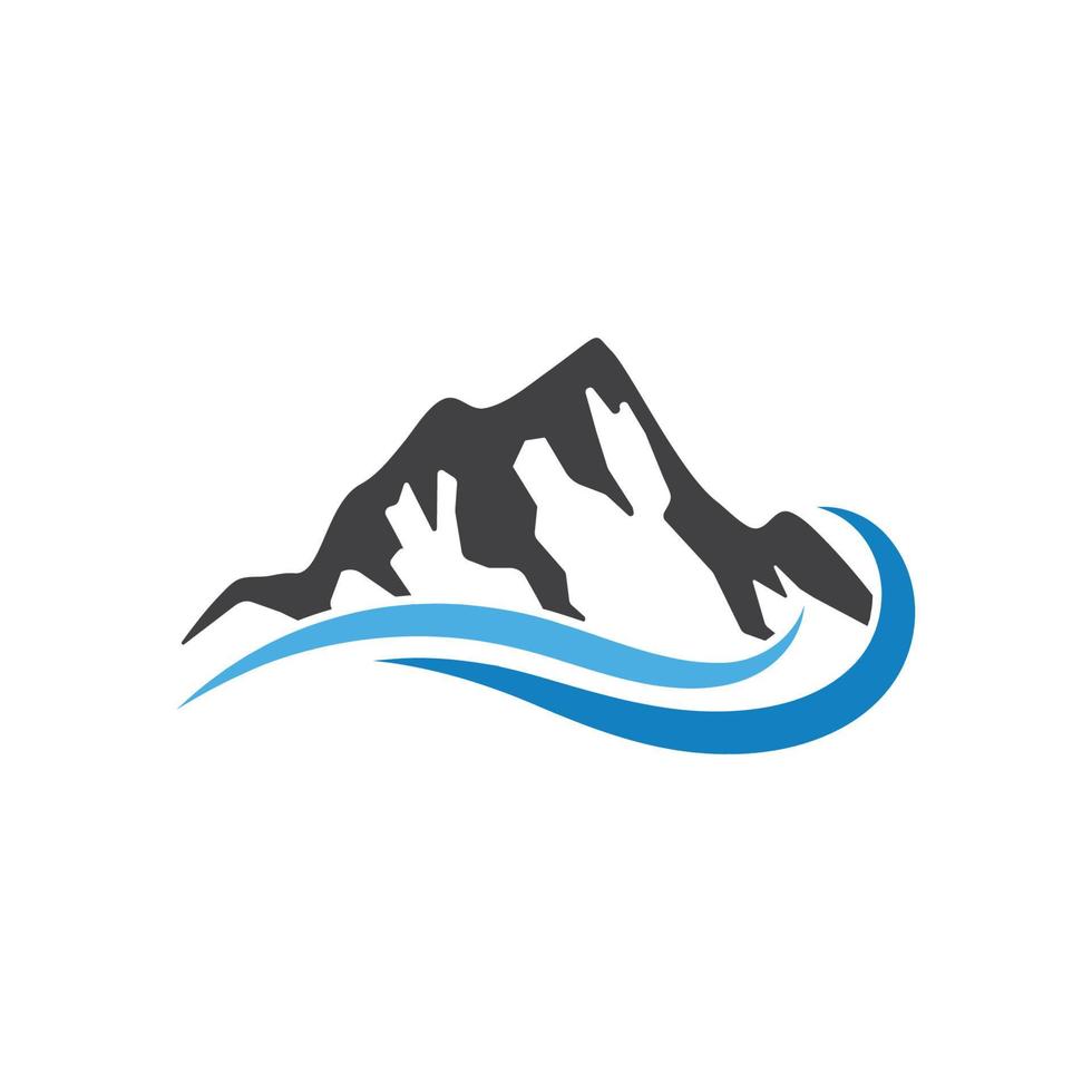 vecteur de logo de montagne