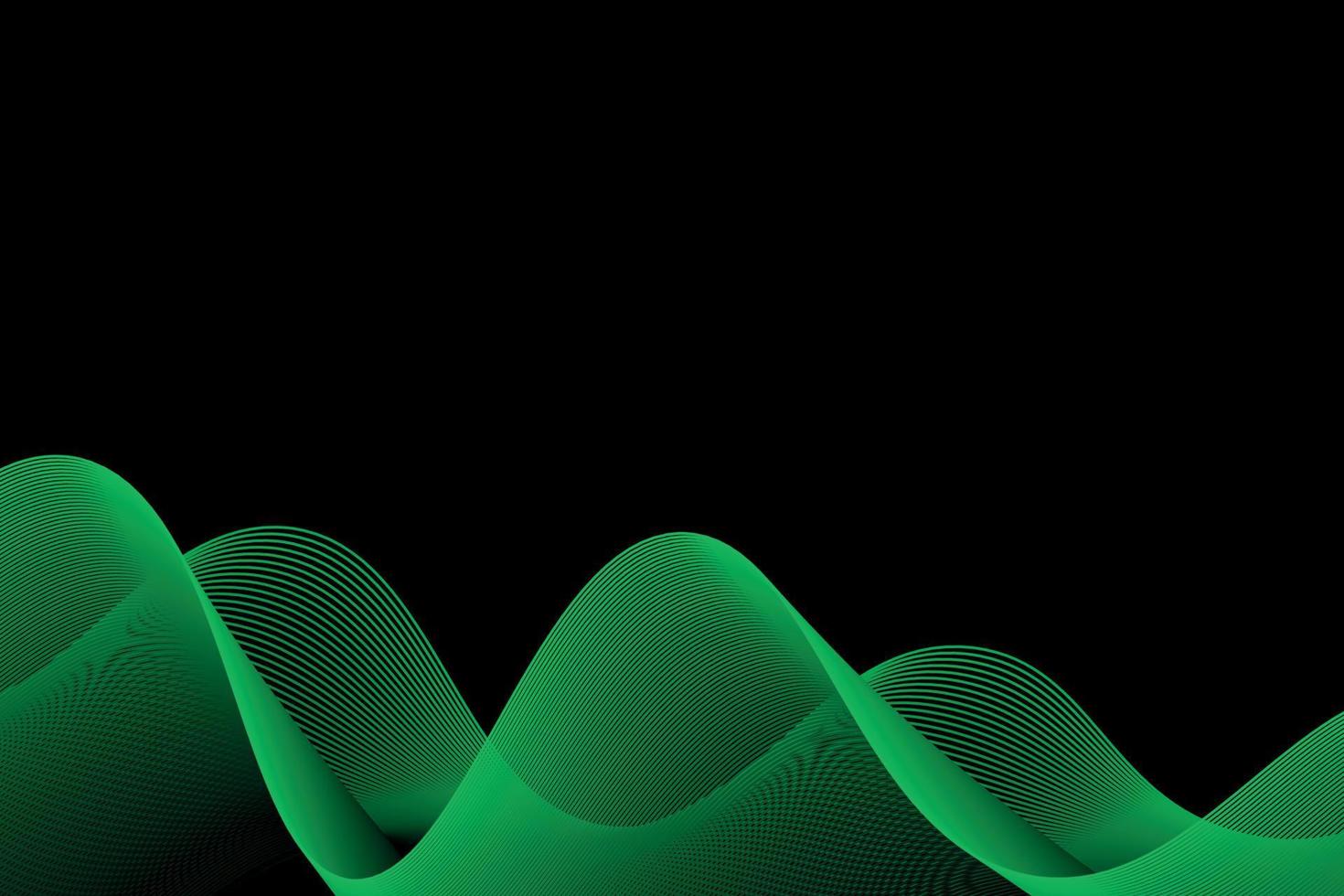 vert vague abstrait arrière-plan, fluide Contexte adapté utilisation pour ordinateur bureau Contexte et atterrissage page. 3d vecteur