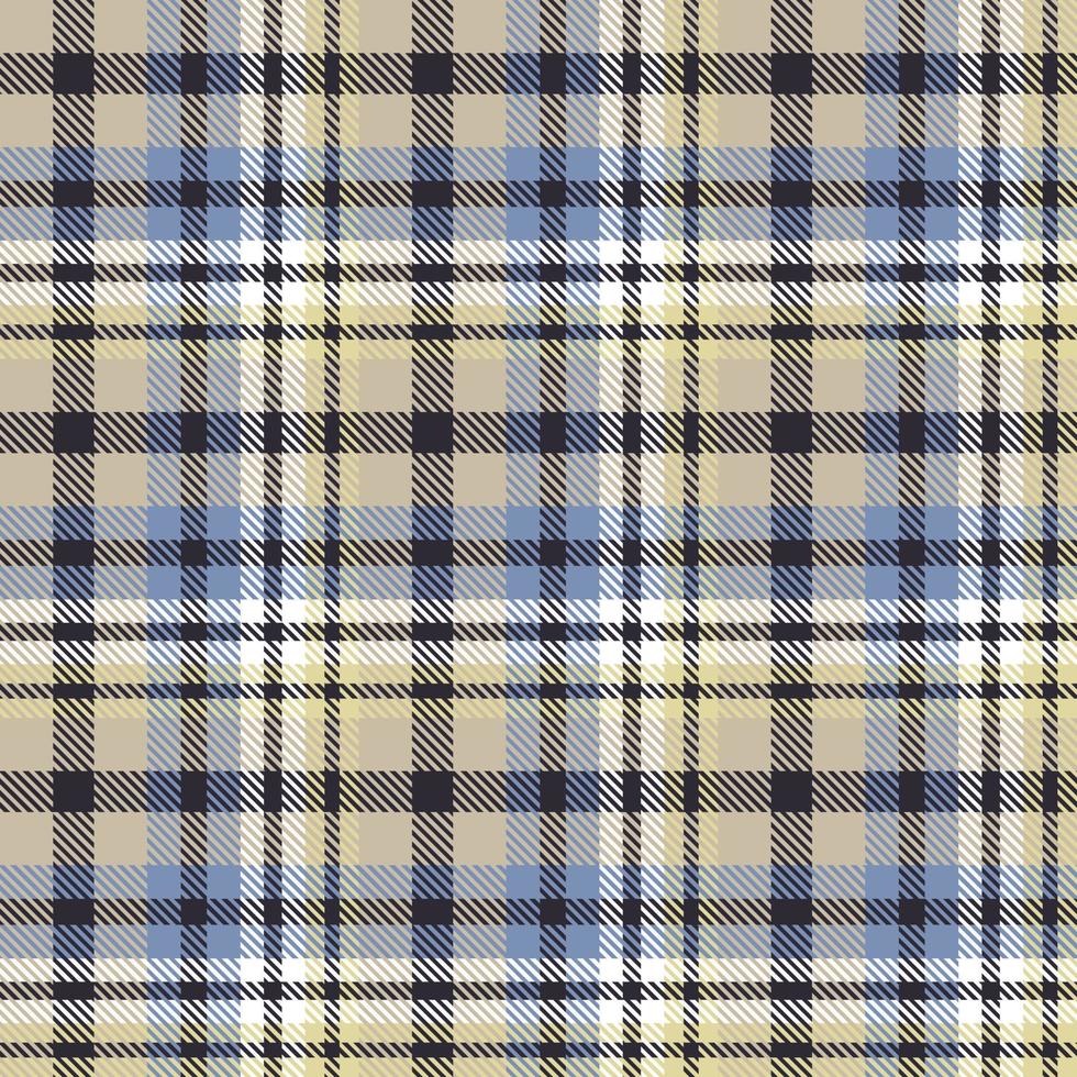 plaid modèle mode conception texture est une à motifs tissu qui consiste de sillonner franchi, horizontal et verticale bandes dans plusieurs couleurs. tartans sont considéré comme une culturel icône de Écosse. vecteur