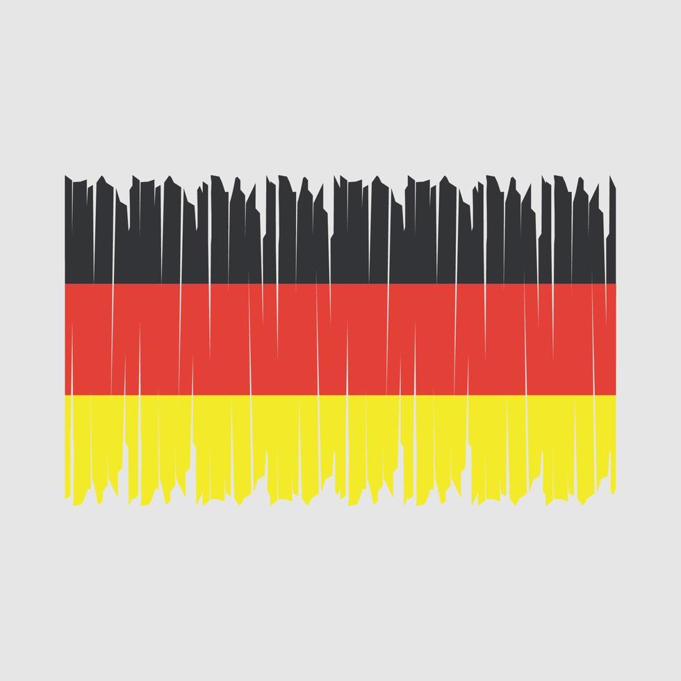 brosse drapeau allemagne vecteur