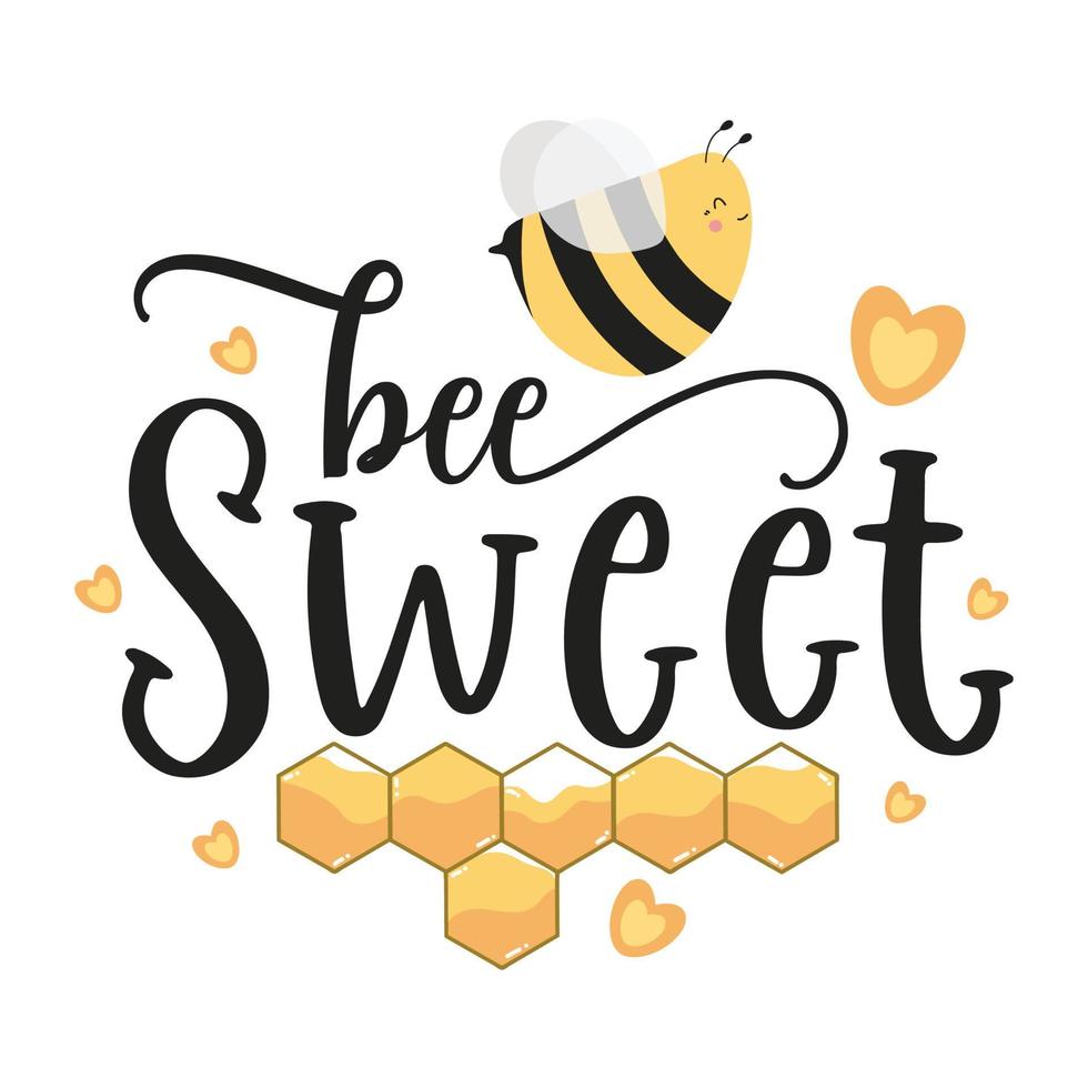 abeille citations illustration. de motivation inspirant citations conception avec les abeilles illustration. vecteur