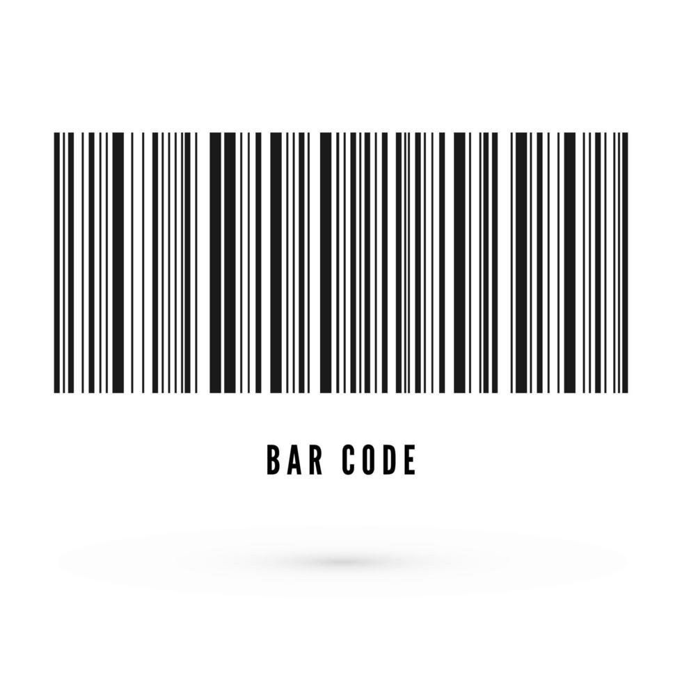 unique bar code modèle. information à propos produit. vecteur illustration isolé sur blanc Contexte
