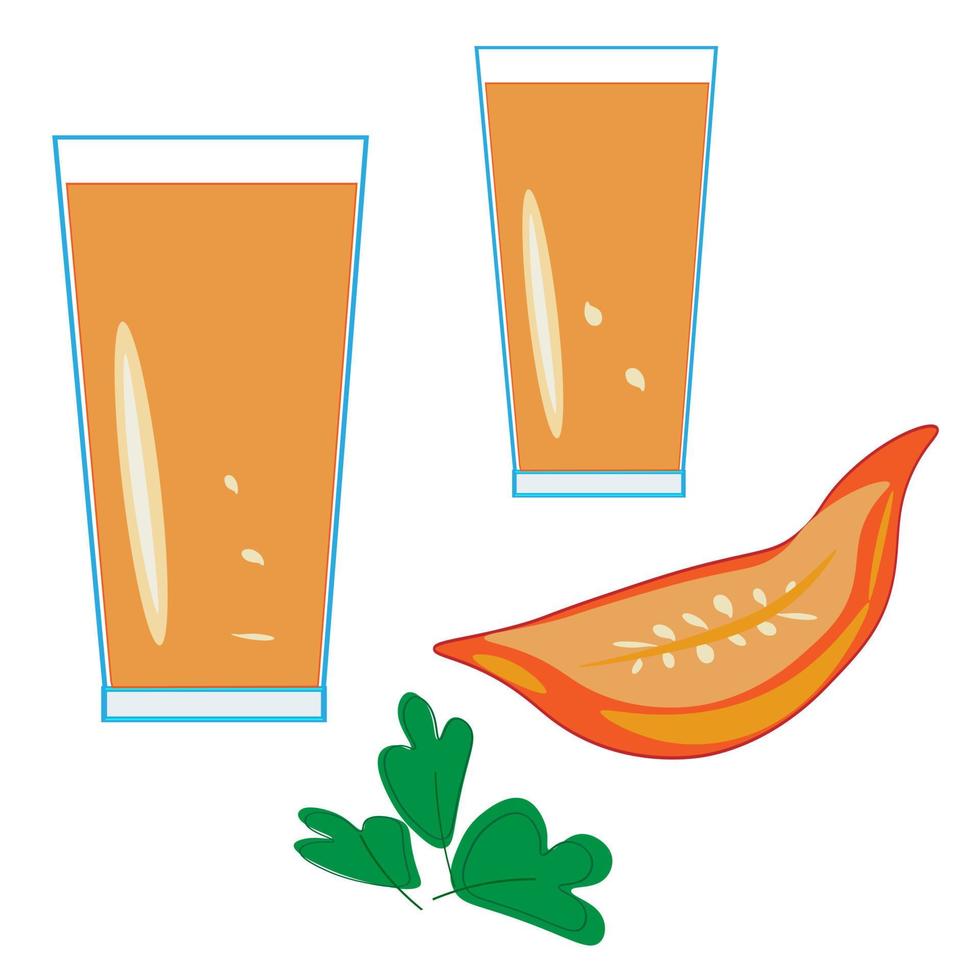 Frais tropical fruits.a variété de Frais des fruits et jus. vecteur illustration de le végétarien menu.