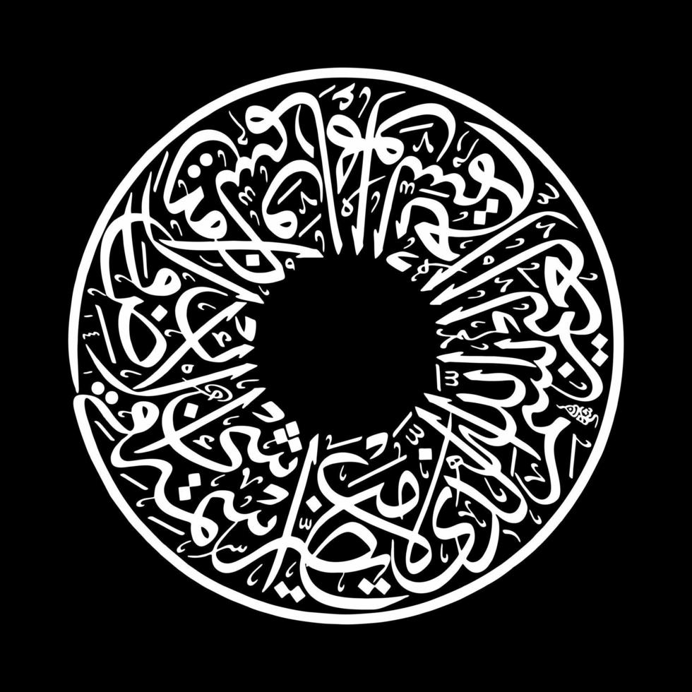 arabe calligraphie modèle, sens pour tout votre conception besoins, bannières, autocollants, Ramadan dépliants, etc vecteur