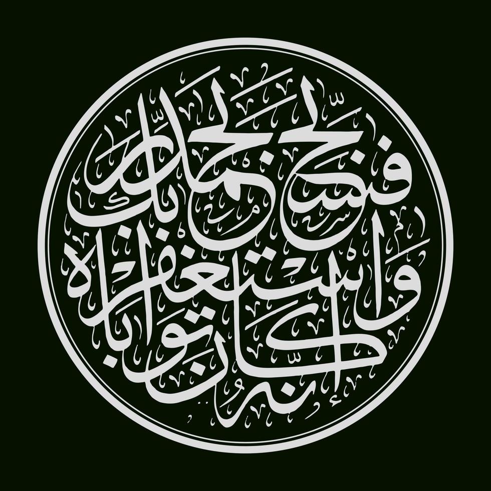 arabe calligraphie modèle, sens pour tout votre conception besoins, bannières, autocollants, Ramadan dépliants, etc vecteur