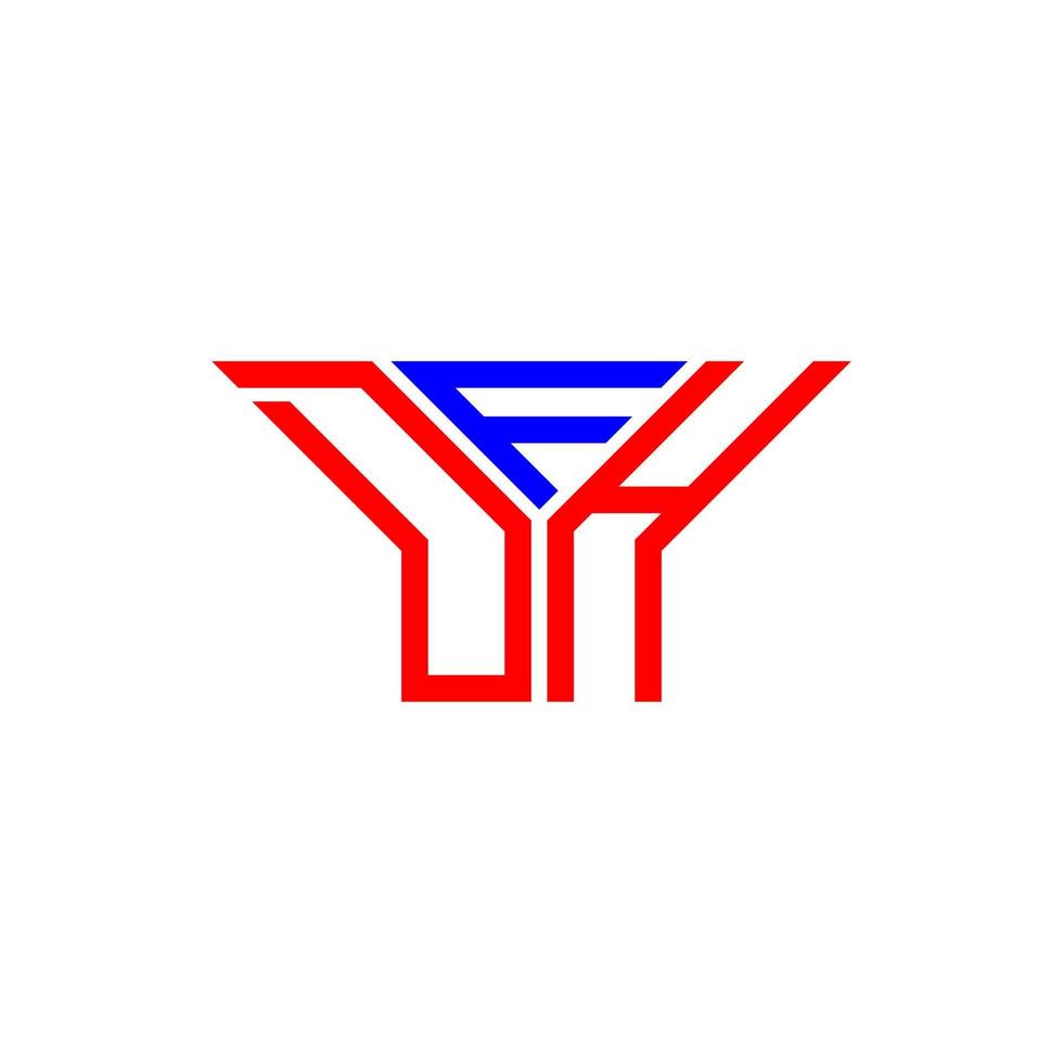 dfh lettre logo Créatif conception avec vecteur graphique, dfh Facile et moderne logo.