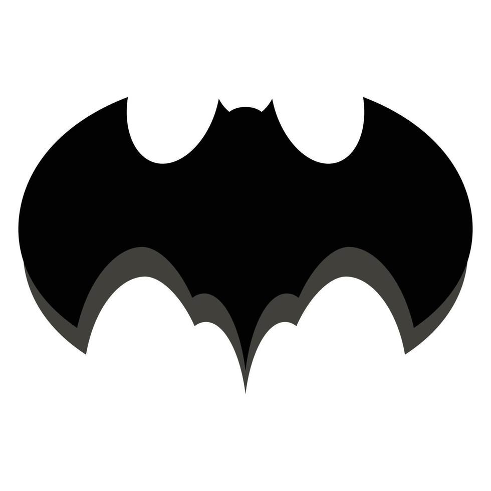 modèle de logo icône vecteur chauve-souris