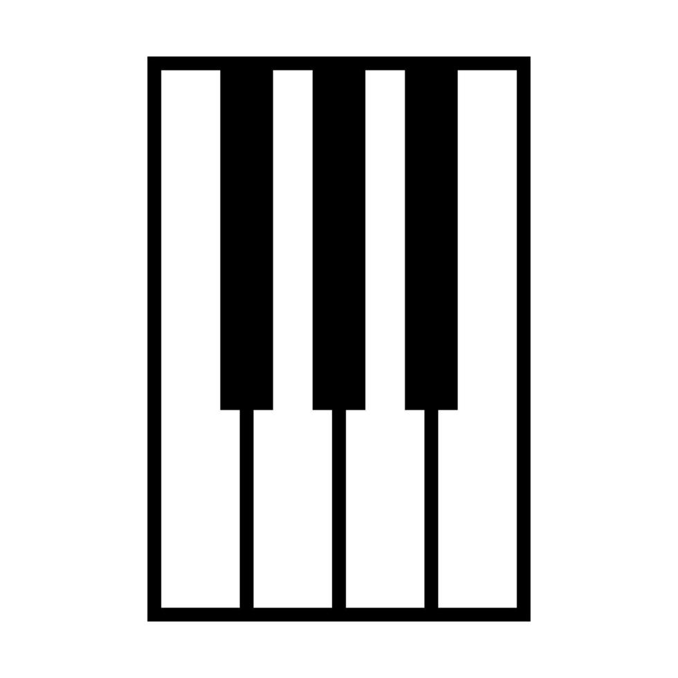 piano icône vecteur pour graphique conception, logo, site Internet, social médias, mobile application, ui