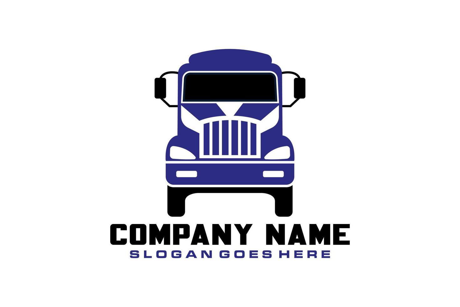 camionnage entreprise logo ou automobile un camion entreprise logo conception vecteur