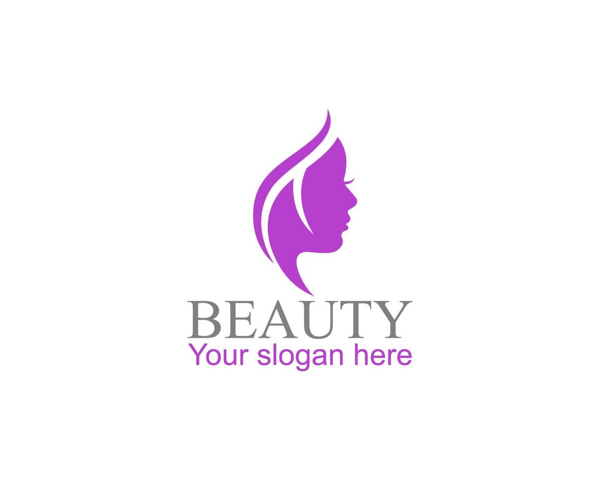 magnifique Naturel femme logo modèle vecteur