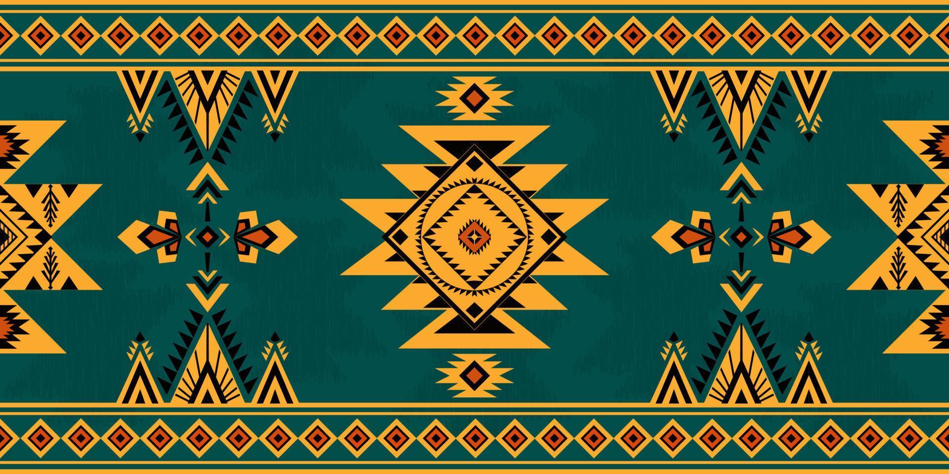 abstrait géométrique en tissu modèle dans navajo style vecteur