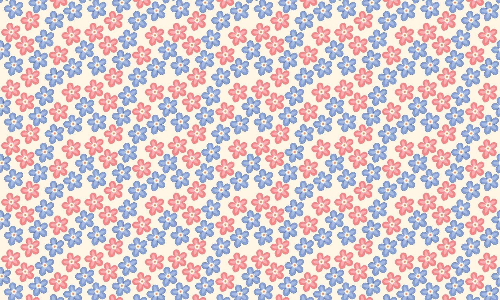 bleu et rose fleur modèle vecteur