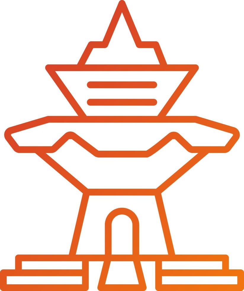 Taipei icône style vecteur