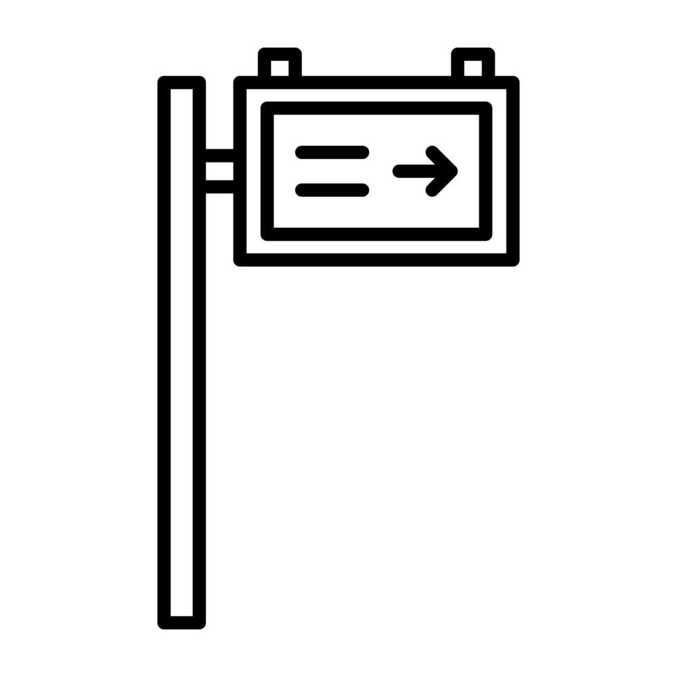 icône de vecteur de panneau