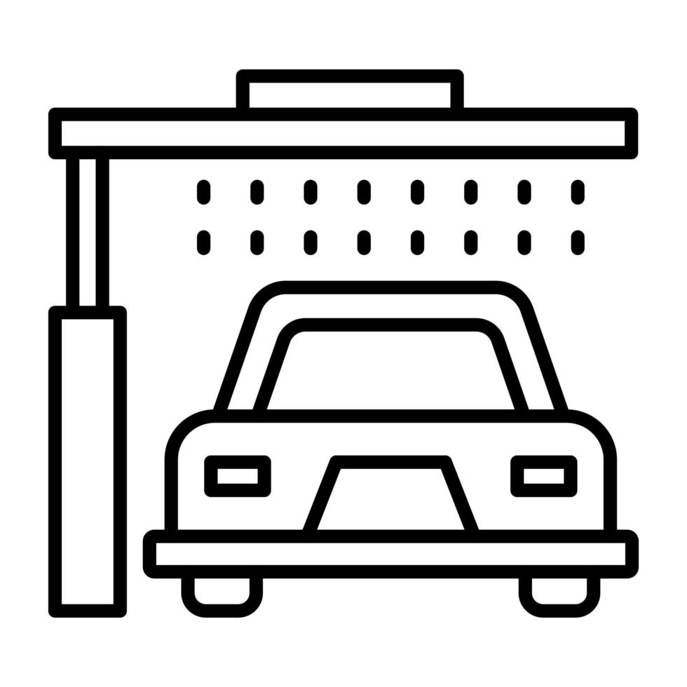 icône de vecteur de lavage de voiture