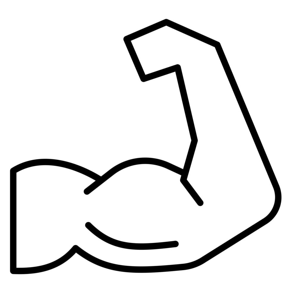 bras muscle vecteur icône