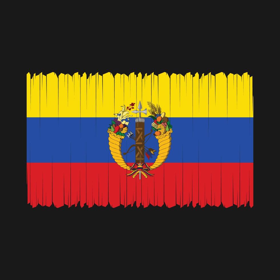 vecteur de drapeau colombie