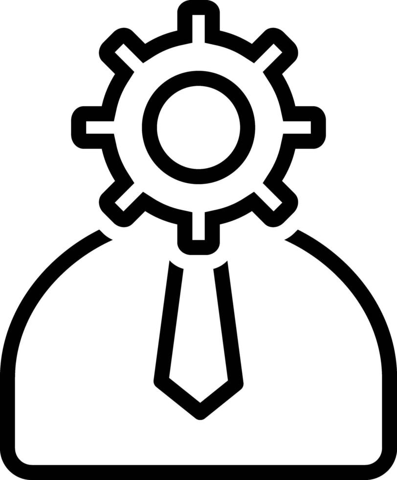 icône de ligne pour l'ingénierie vecteur