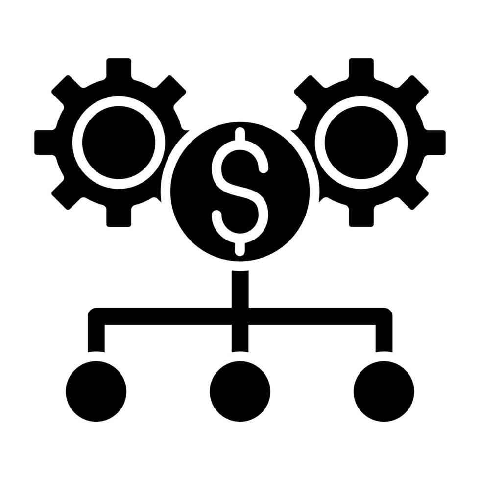 atout allocation icône style vecteur