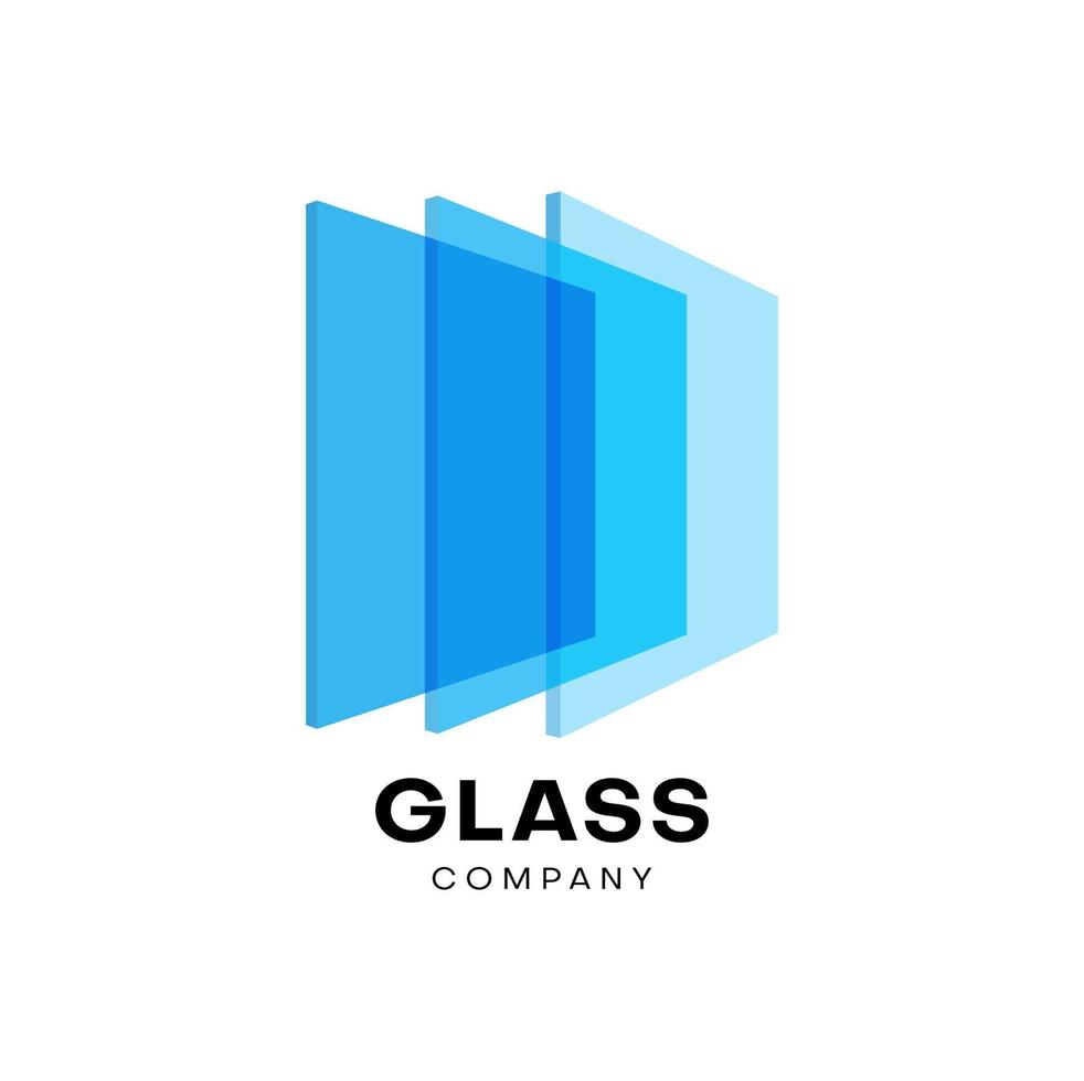 verre vecteur icône avec transparent bleu feuilles