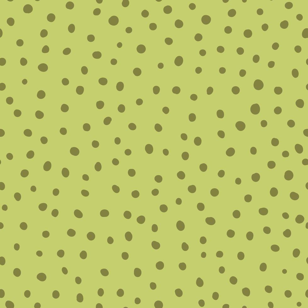 mignonvert sans couture modèle main tiré fond d'écran polka point puéril ornement abstrait géométrique sans couture Contexte vert papier peint biologique conception vecteur illustration en tissu tissu conception.