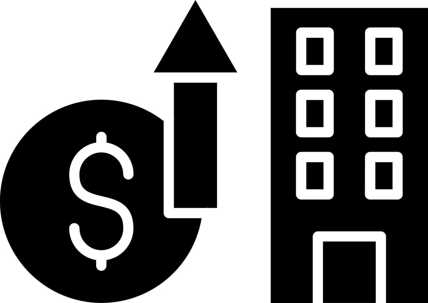 style d'icône de société de croissance émergente vecteur