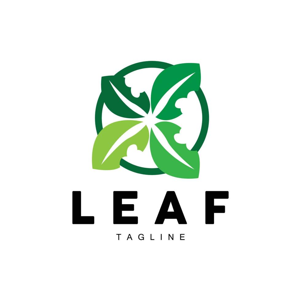 vert feuille logo, écologie Naturel plante vecteur, la nature conception, illustration modèle icône vecteur