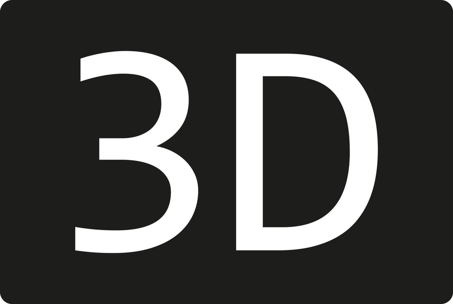 3d impression vecteur icône - 3d cube impression symbole