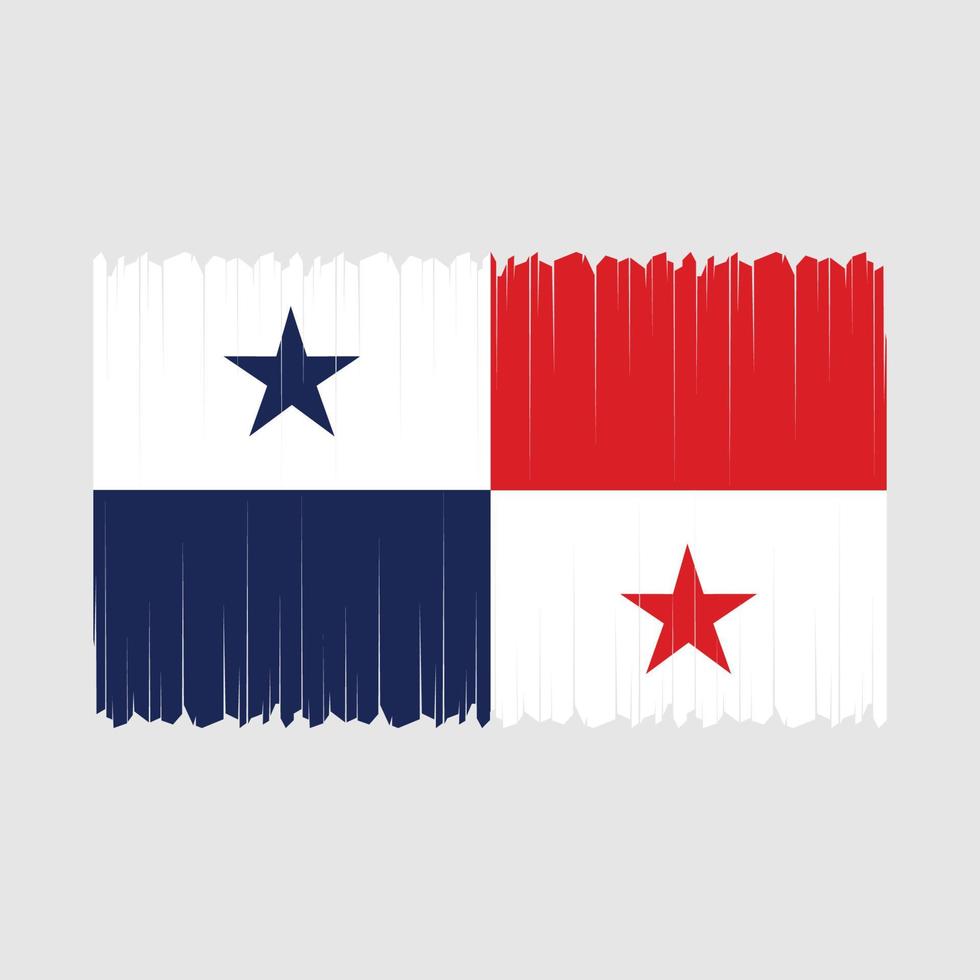 vecteur de drapeau panaméen