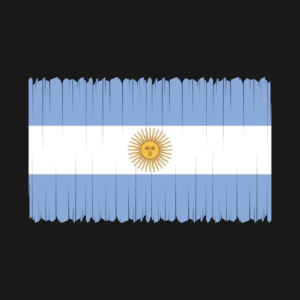 vecteur de drapeau argentin