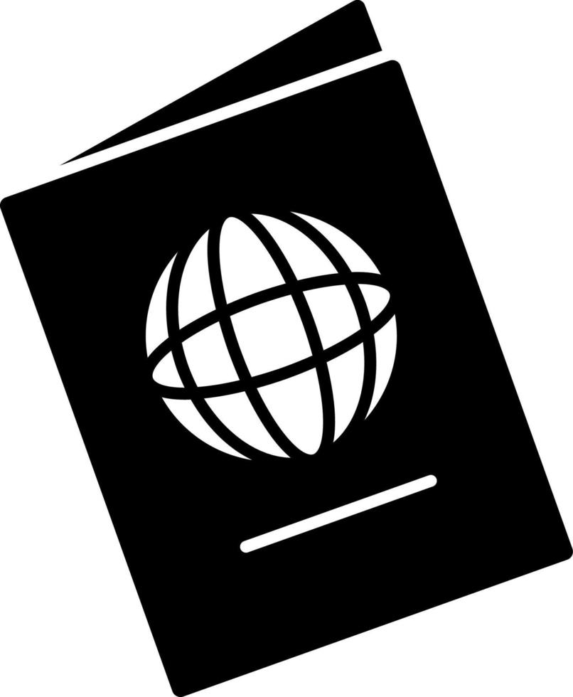 passeport icône. vecteur. illustration. isoler sur blanc Contexte vecteur icône