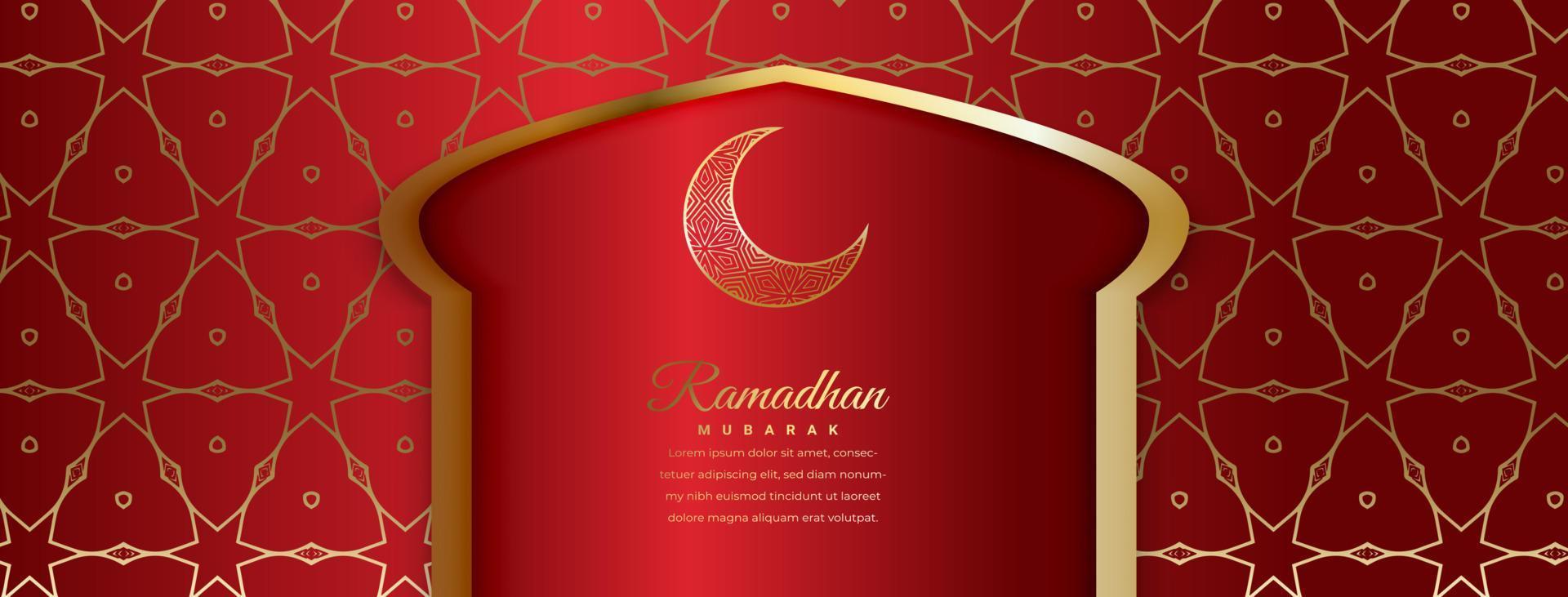 ramadan kareem fond islamique vecteur