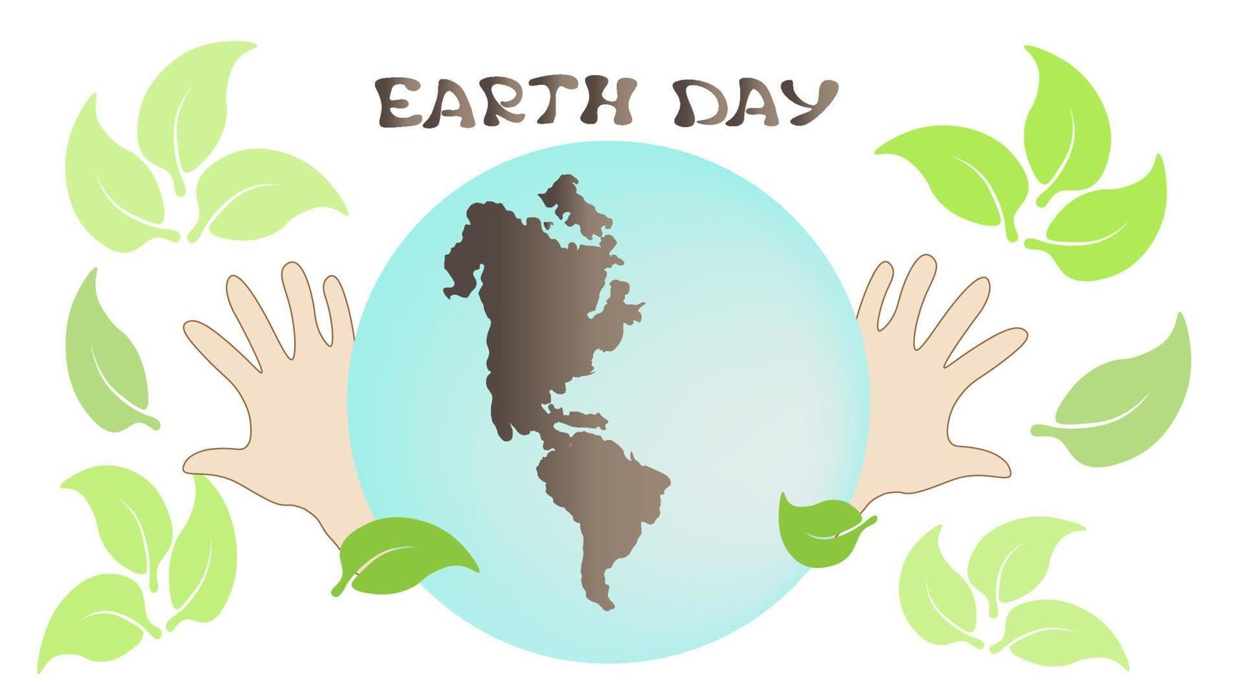 éco Terre journée , en particulier, Terre journée ,vert énergie et Naturel Ressource conservation. ensemble de vecteur illustrations.