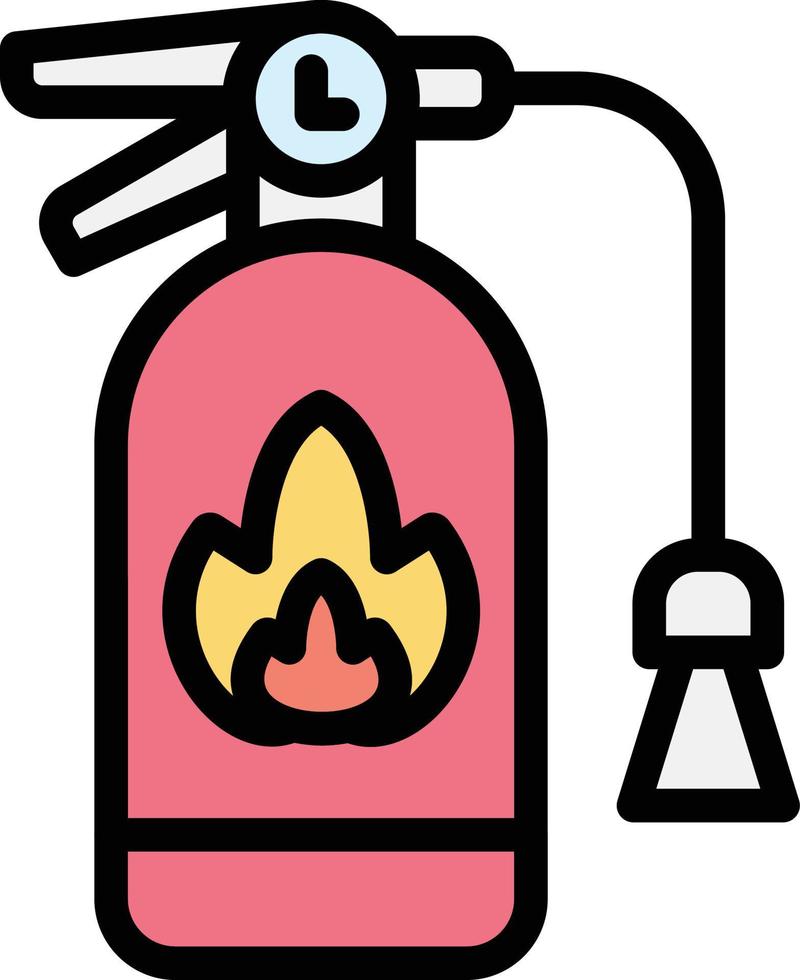 illustration de conception d'icône de vecteur d'extincteur