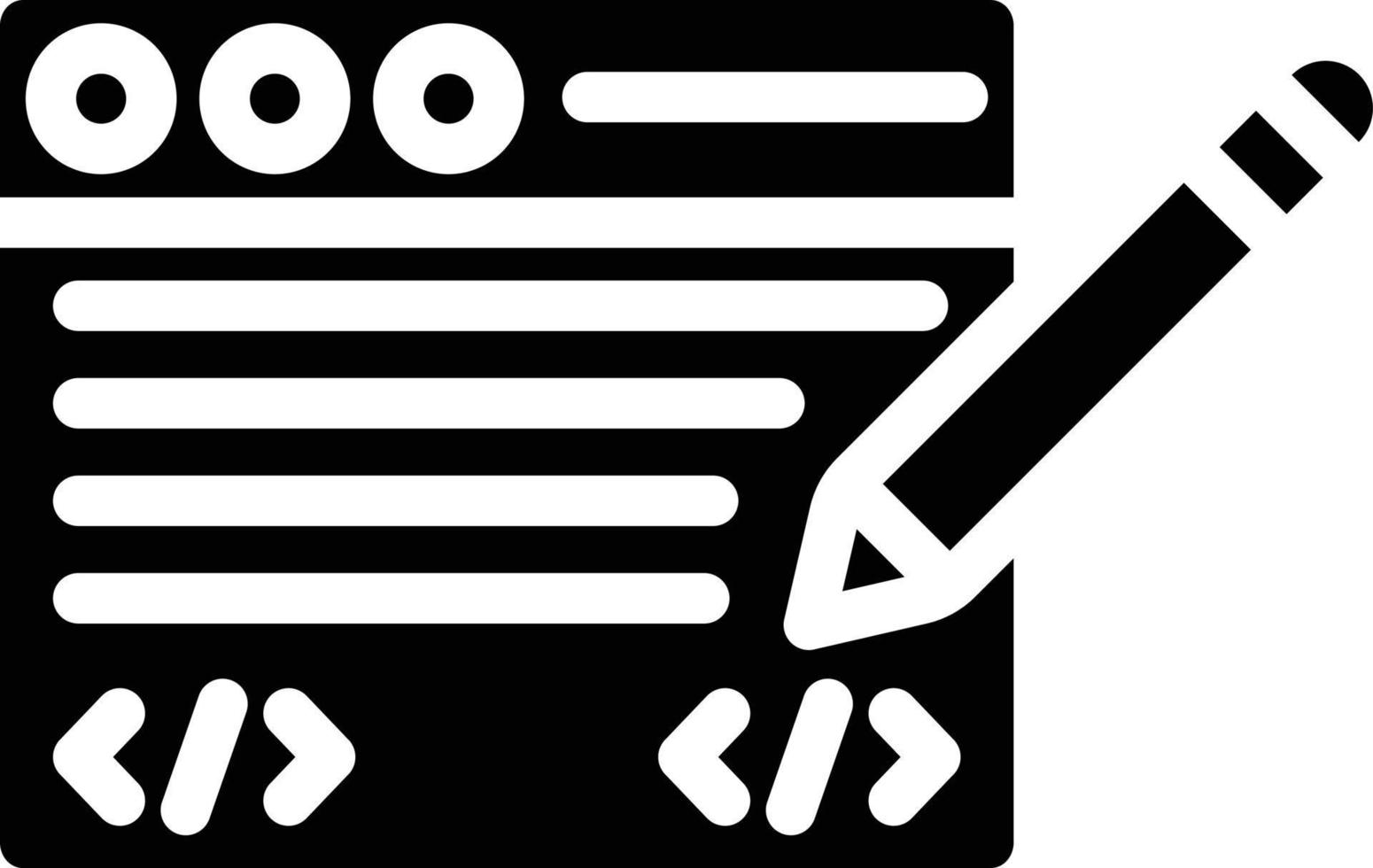 modifier l'illustration de conception d'icône de vecteur de code