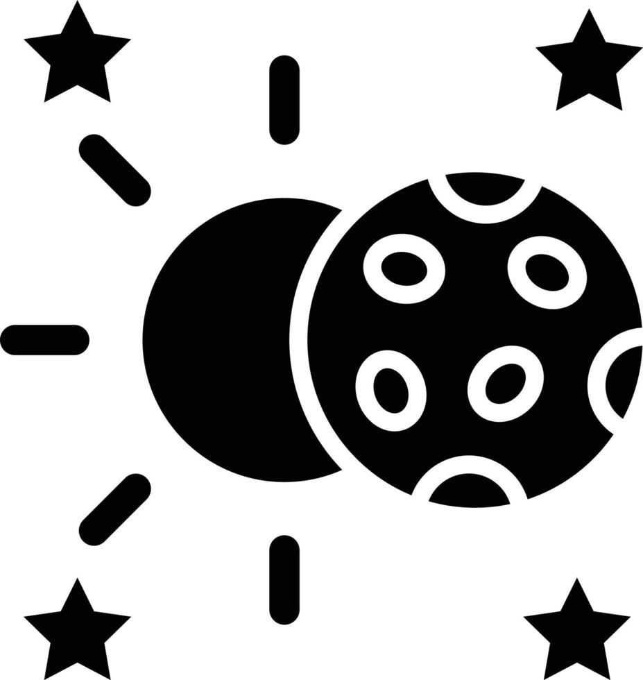 illustration de conception icône vecteur lunaire