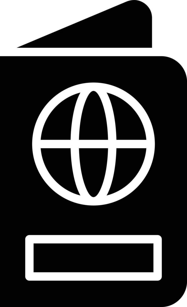 illustration de conception d'icône de vecteur de passeport