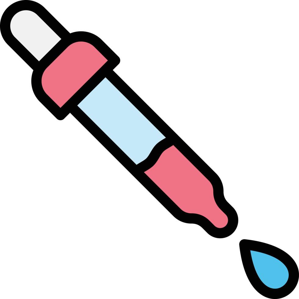 illustration de conception icône vecteur compte-gouttes