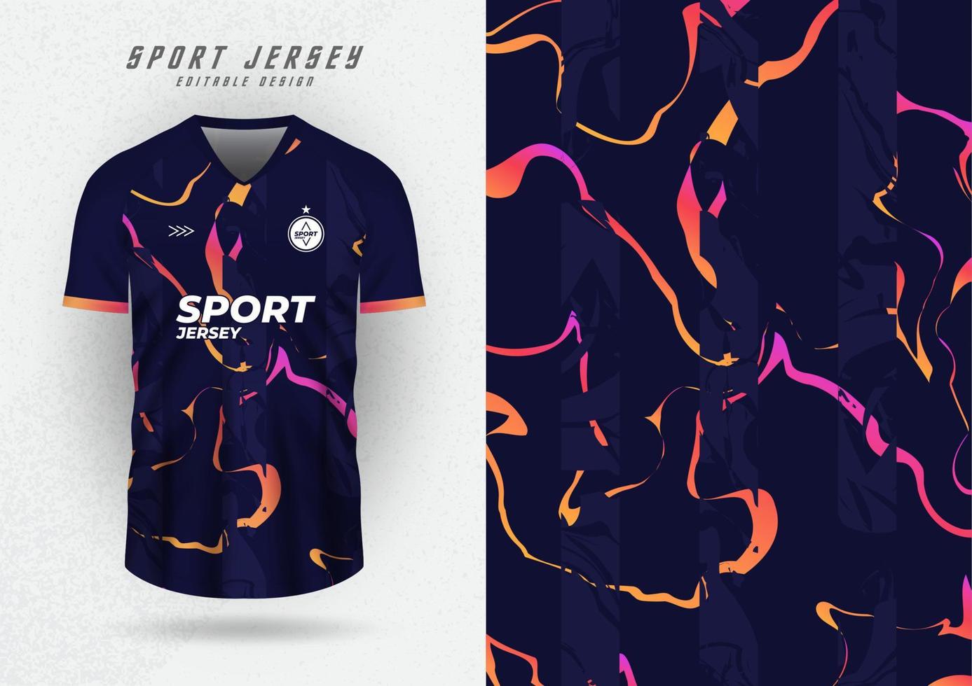 Contexte pour des sports Jersey, football Jersey, fonctionnement Jersey, courses Jersey, pente l'eau vague modèle. vecteur