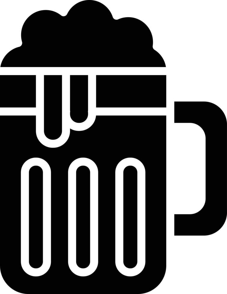 illustration de conception d'icône de vecteur de bière