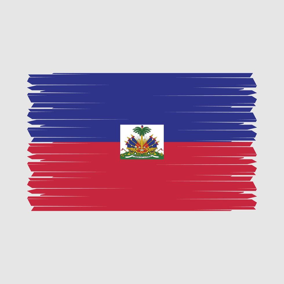 vecteur de drapeau d'Haïti