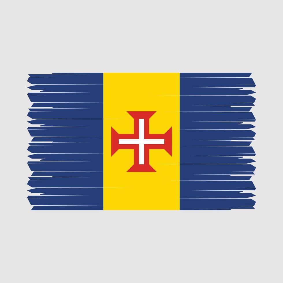 Madère drapeau vecteur