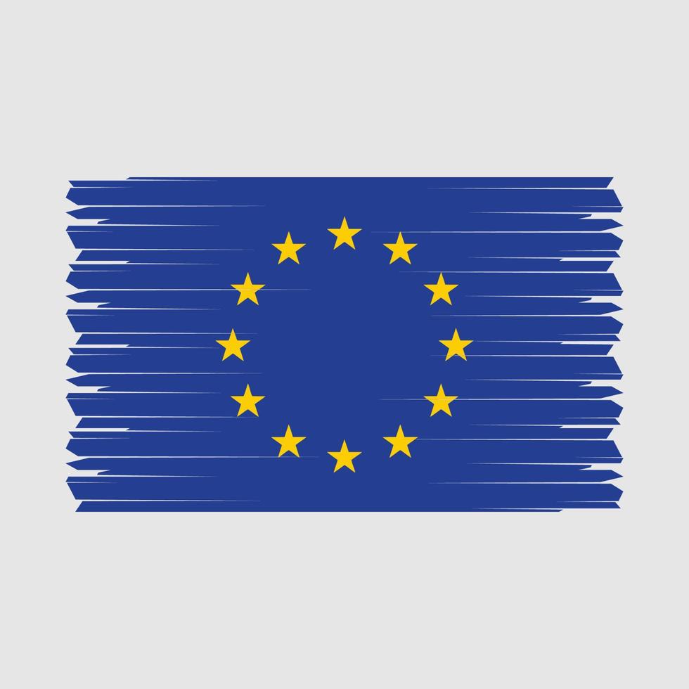 européen drapeau vecteur