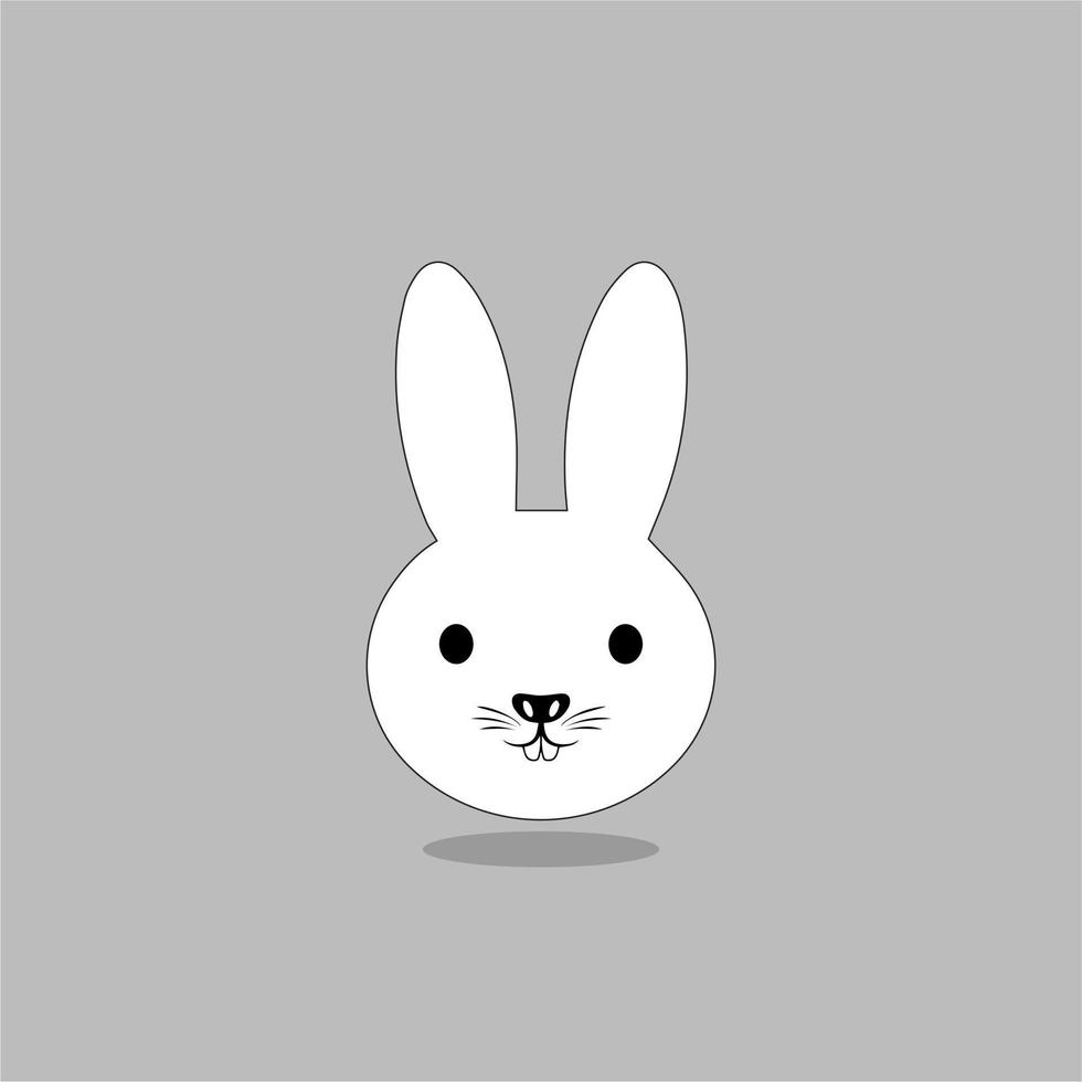 lapin icône, Pâques lapin animal symbole. linéaire style signe pour mobile concept et la toile conception. lapin symbole logo illustration. vecteur graphique - vecteur. noir côté silhouette de une lapin.