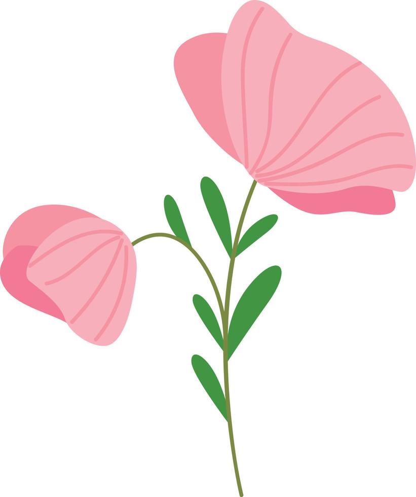 illustration de fleur simple vecteur