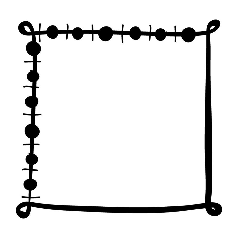 conception de cadre de bordure vecteur